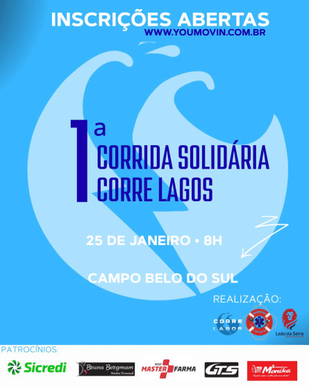 1ª Corrida Solidária Corre Lagos