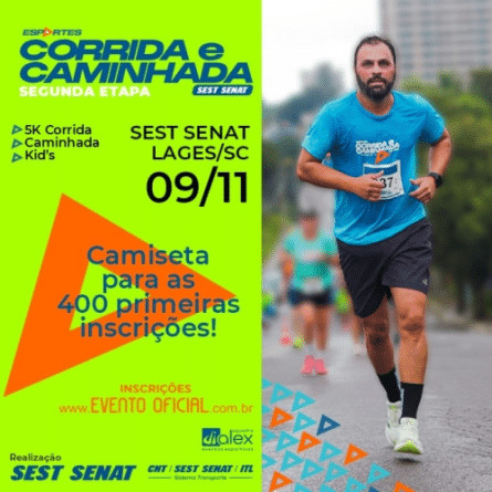 Corrida e Caminhada SEST SENAT - Lages 2025