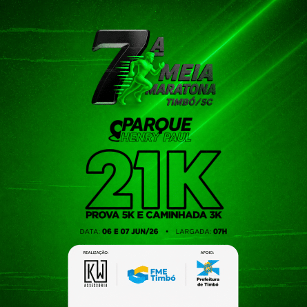 7ª Meia Maratona Timbó 2026