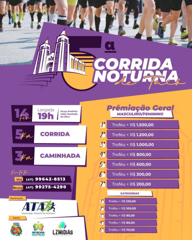 5ª Corrida Noturna de Taió