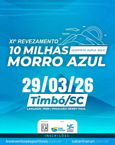 11º Revezamento 10 Milhas Morro Azul 2026