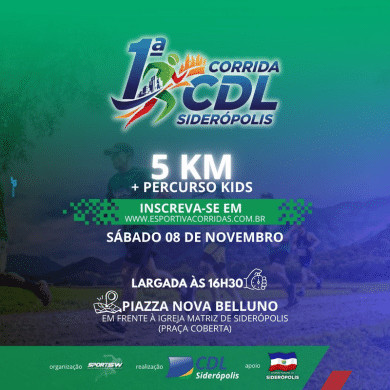 1ª Corrida CDL Siderópolis