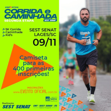 Corrida e Caminhada SEST SENAT - Lages 2025