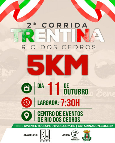 2ª Corrida Rústica Trentina 2026